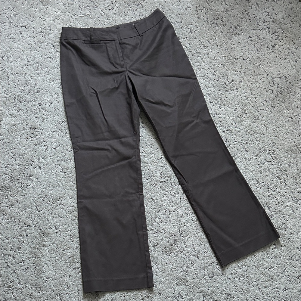 Ann Taylor Factory Women's Dark Gray/Brown Trousers